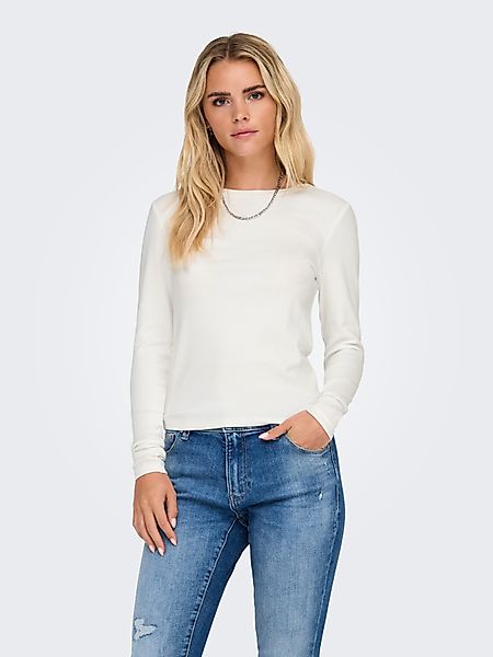 ONLY Langarmshirt ONLRILEY O-NECK L/S TOP günstig online kaufen