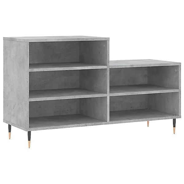 vidaXL Schuhregal Schuhregal Betongrau 102x36x60 cm günstig online kaufen
