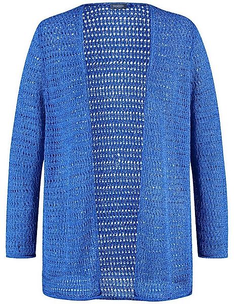 Samoon Cardigan Langer Cardigan aus Lochstrick günstig online kaufen