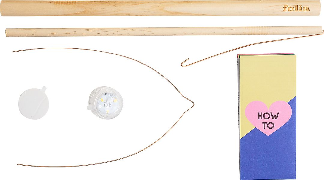 Folia Papierlaterne Laternenstab, 4 Teile günstig online kaufen