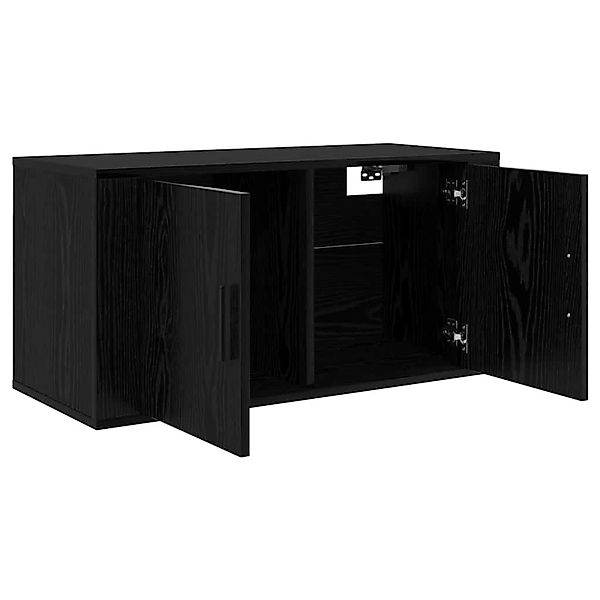 vidaXL Wand-TV-Schrank Schwarze Eiche 80 x 34,5 x 40 cm 881152 günstig online kaufen