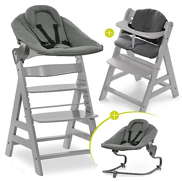 Hauck Hochstuhl Alpha Plus Grey Newborn günstig online kaufen