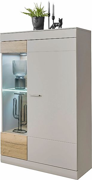 INOSIGN Vitrine "SCARA" mit Applikation Zinneiche Dekor, Breite 90 cm, mit günstig online kaufen