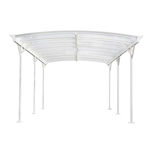 Home Deluxe Design Carport Falo 505 cm x 300 cm x 240 cm Weiß günstig online kaufen