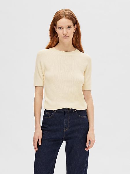 SELECTED FEMME Longpullover Strickpullover mit Rundhalsausschnitt günstig online kaufen