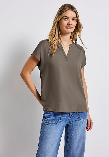 STREET ONE Kurzarmbluse, aus softer Viskose günstig online kaufen