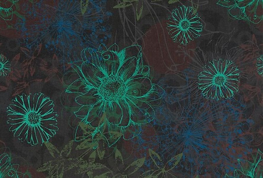 Architects Paper Fototapete »Atelier 47 Flower Artwork 2« floral glatt Vlie günstig online kaufen
