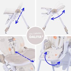Daliya® Hochstuhl SITONMI 3in1 Kinderhochstuhl & günstig online kaufen