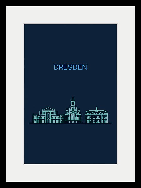 queence Bild »Dresden Sightseeing«, Städte-Stadt-Deutschland-Dresden-Schrif günstig online kaufen