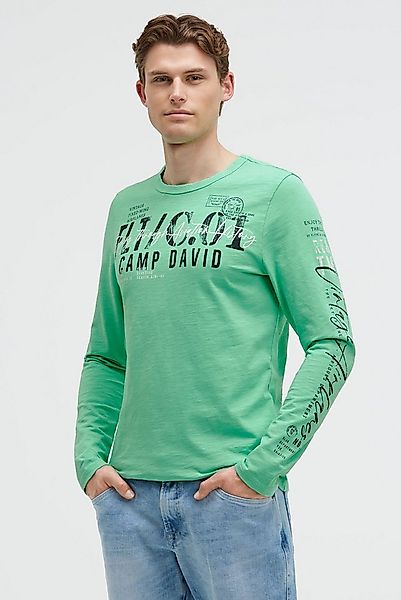 CAMP DAVID Langarmshirt aus Baumwolle günstig online kaufen