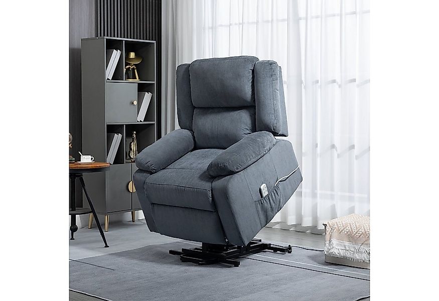 HOMCOM Massagesessel Relaxsessel mit Liegefunktion, mit Fernbedienung (Fern günstig online kaufen