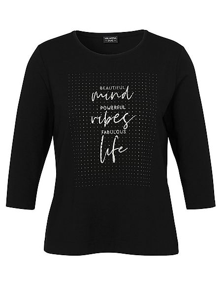 VIA APPIA T-Shirt T-Shirt Rundhals 3/4 Arm Motiv günstig online kaufen