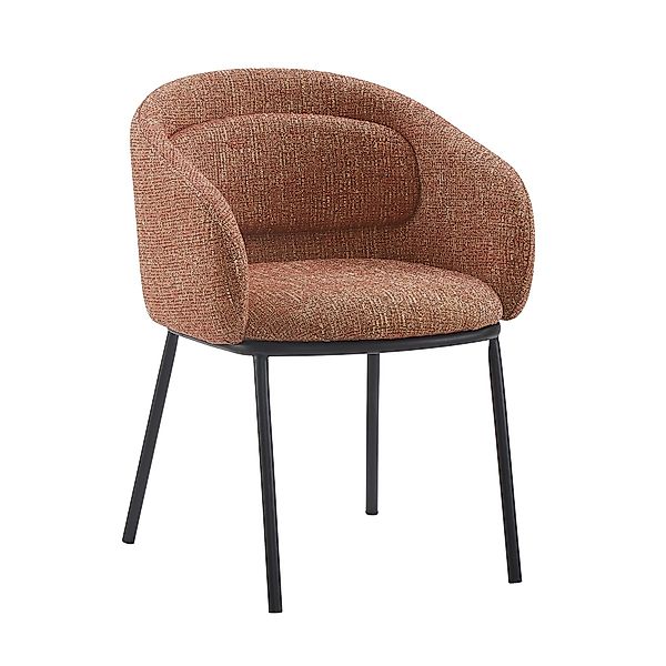 riess-ambiente Esszimmerstuhl FLORENZ rostrot / schwarz günstig online kaufen