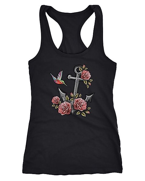 Neverless Tanktop Damen Tank-Top Anker Rosen günstig online kaufen
