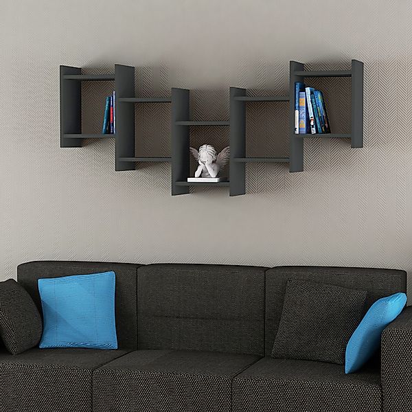 Decortie Wandregal Bat, Modernes Schwebendes Wandregal, günstig online kaufen