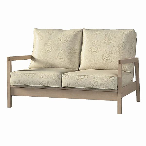 Bezug für Lillberg 2-Sitzer Sofa, beige-golden, Sofahusse, Lillberg 2-Sitze günstig online kaufen