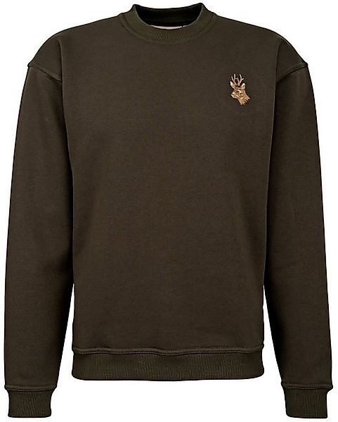 Hubertus® Hunting Rundhalspullover Jagdpullover mit Motiv günstig online kaufen