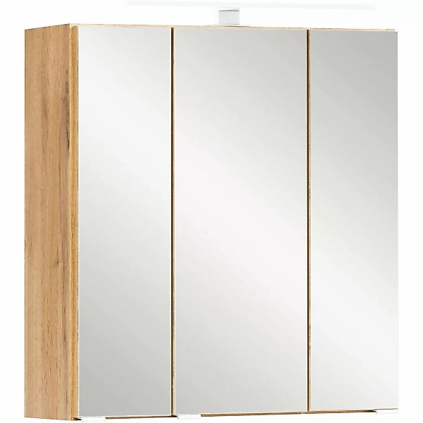 Held Möbel 3D-Spiegelschrank Trient 60 cm Wotaneiche günstig online kaufen