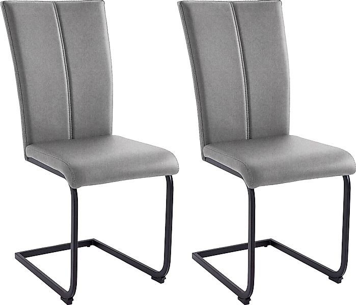 Home affaire Freischwinger "Nils", (Set), 2 St., Strukturstoff-Feinstruktur günstig online kaufen