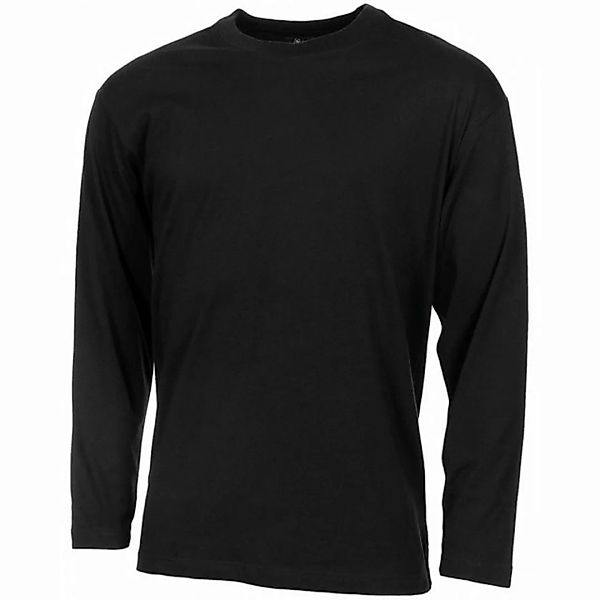 MFH Langarmshirt US Shirt, langarm, schwarz, 170 g/m² - S (1-tlg) günstig online kaufen