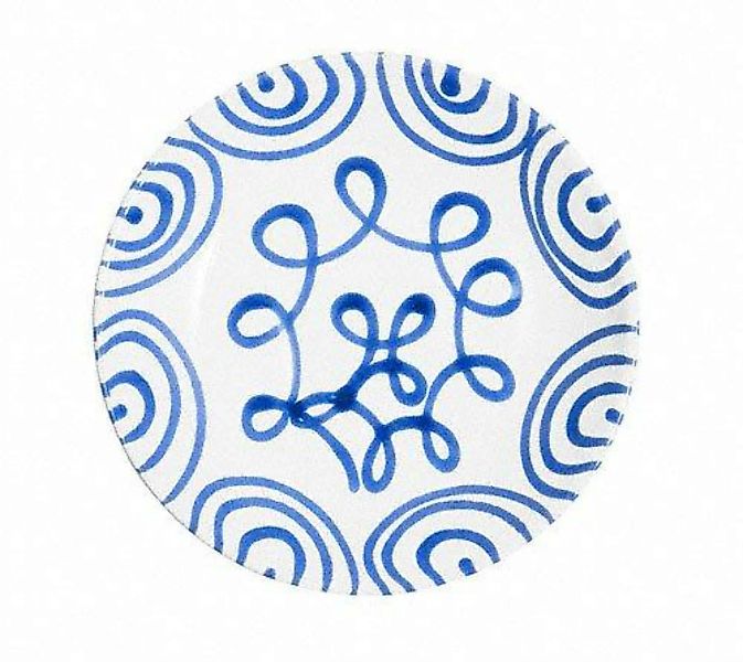 Gmundner Keramik Blaugeflammt Suppenteller Cup d: 20 cm / h: 4,4 cm günstig online kaufen