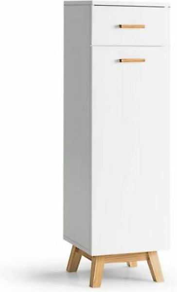 COSTWAY® Badschrank Standschrank mit Schublade weiß günstig online kaufen