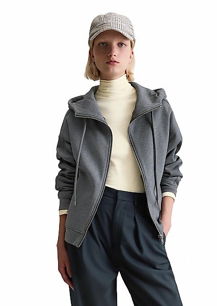 Marc OPolo DENIM Sweatjacke "mit kuschelig gerauter Innenseite" günstig online kaufen