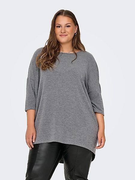 ONLY CARMAKOMA 3/4-Arm-Shirt "CARLAMOUR 3/4 TOP JRS NOOS" Materialmix, loos günstig online kaufen