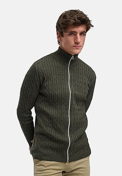 Kronstadt Strickjacke Herren KSCable Herrenstrickjacke aus hochwertigem Jaq günstig online kaufen
