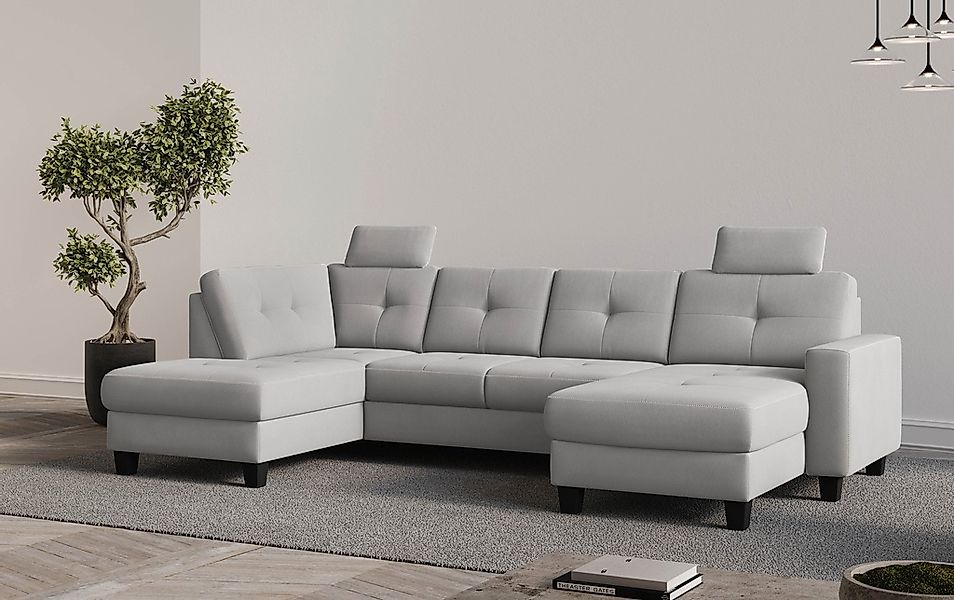 PLACES OF STYLE Wohnlandschaft "Varese" wahlweise mit Bettfunktion und Bett günstig online kaufen