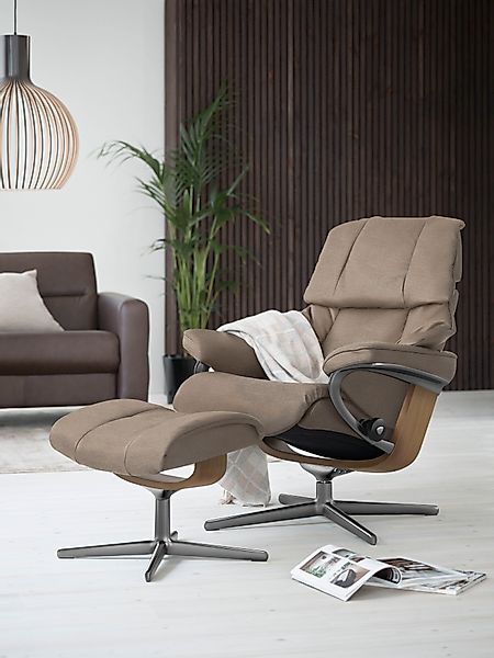 Stressless® Relaxsessel »Reno«, (Set, Relaxsessel mit Hocker), mit Hocker, günstig online kaufen