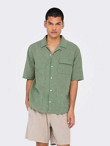 ONLY & SONS Kurzarmhemd ONSCAIDEN LIFE RELAX SS RESORT 1PKT SHIR günstig online kaufen