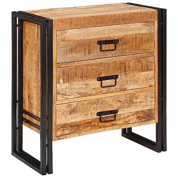 vidaXL Sideboard mit Schubladen Braun 66 x 33 x 70 cm Massivholz Mango 4016 günstig online kaufen