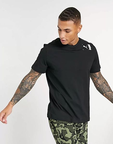 Puma – Nutility – Mehrfarbiges T-Shirt günstig online kaufen