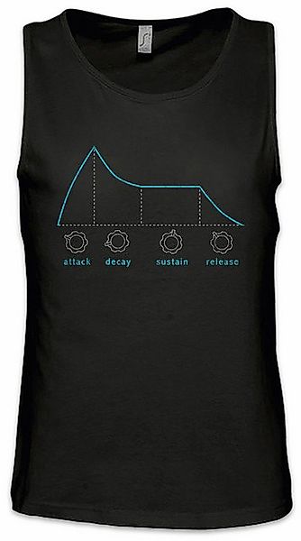 Urban Backwoods Tanktop Synthesizer ADSR I Ärmelloses T-Shirt Electro Techn günstig online kaufen