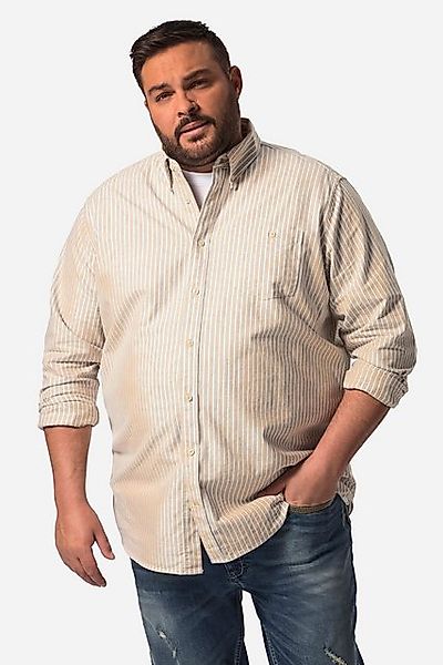 John F. Gee Businesshemd John F. Gee Streifenhemd Langarm Buttondown-Kragen günstig online kaufen