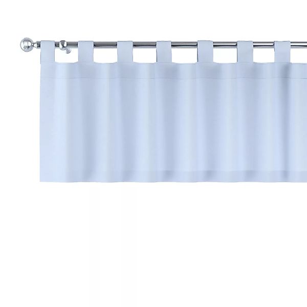 Kurzgardine mit Schlaufen, hellblau, 390 x 40 cm, Loneta (133-35) günstig online kaufen
