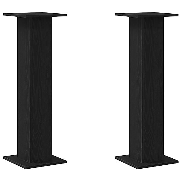 vidaXL Blumenständer Pflanzenständer 2 Stk. Schwarz günstig online kaufen