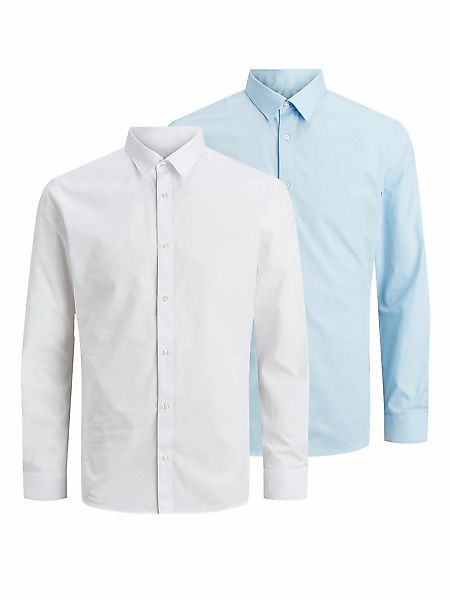 Jack & Jones Langarmhemd "JJJOE SHIRT LS 2 PACK MP" günstig online kaufen