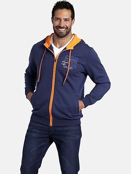 Jan Vanderstorm Kapuzensweatjacke "Sweatjacke RODERICH", aus atmungsaktiver günstig online kaufen