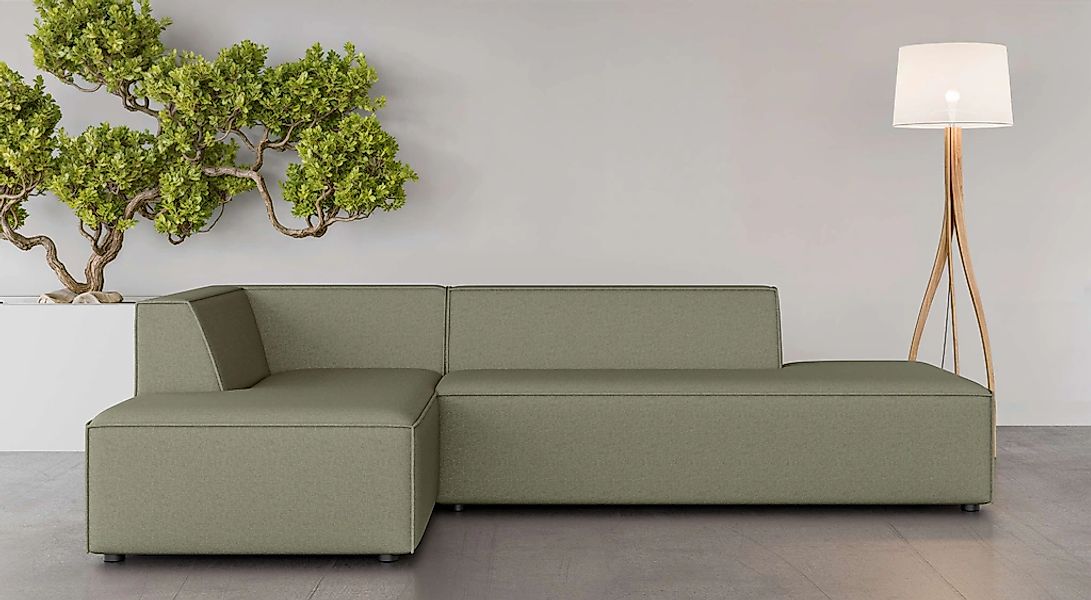 OTTO home Ecksofa "Ecksofa Cavan mit Ottomane links oder rechts bestellbar" günstig online kaufen
