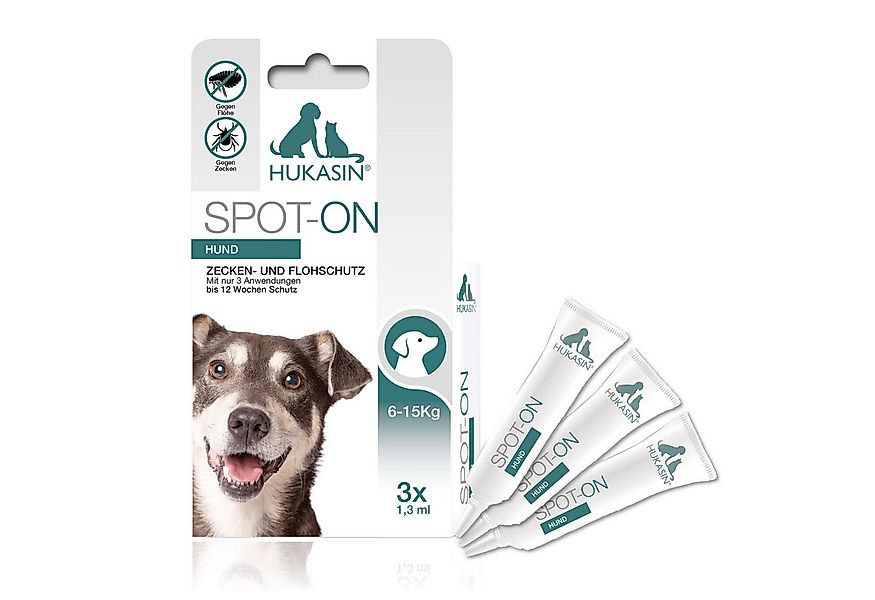 Hukasin Zeckenschutzmittel Hukasin® Spot On Hund - Zecken- und Floh Schutz, günstig online kaufen
