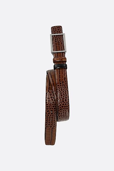 Gürtel mit Kroko-Optik günstig online kaufen