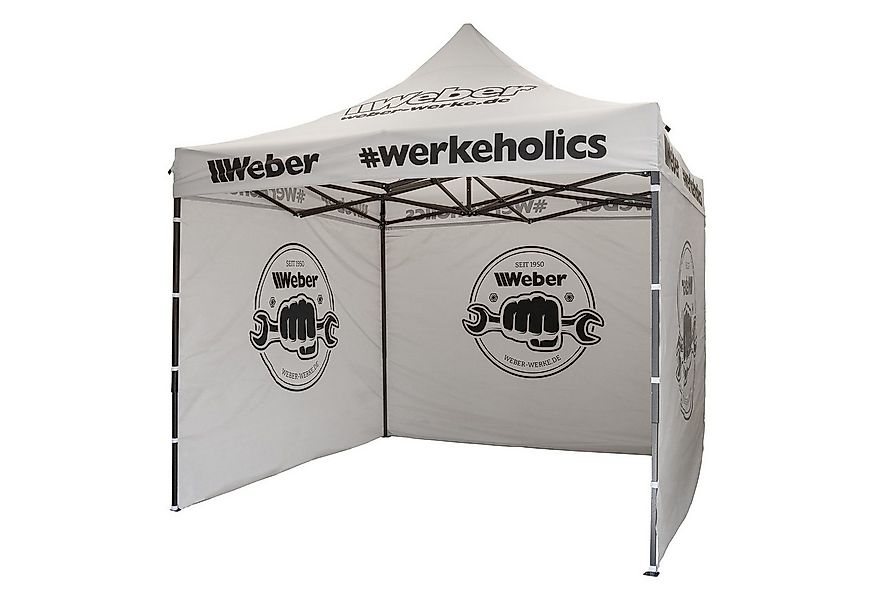 Weber GmbH Faltpavillon Weber Easy-Up Zelt 3x3 m grau– 75 Jahre Limited Edi günstig online kaufen