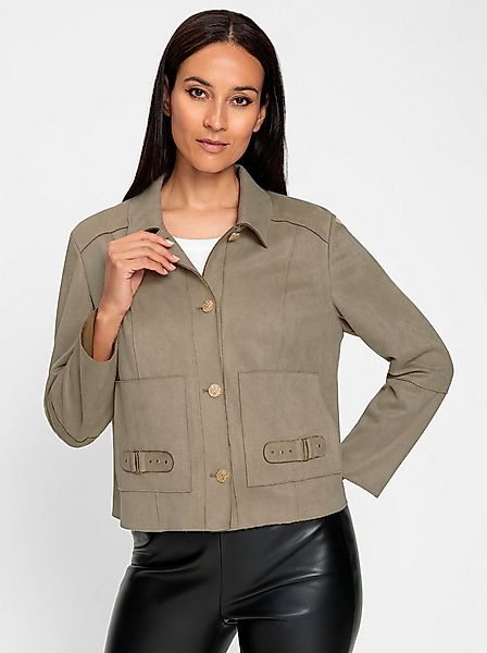 heine Blusenblazer Lederimitatjacke günstig online kaufen