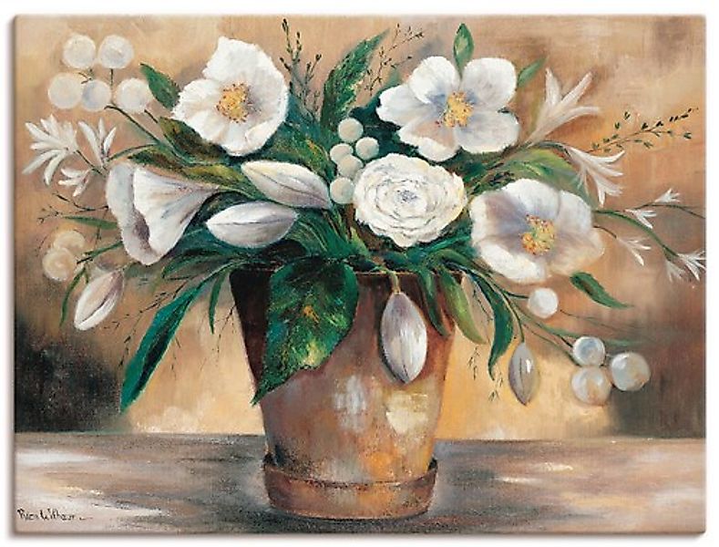 Artland Leinwandbild "Combination der Reinheit I", Blumen, (1 St.), auf Kei günstig online kaufen