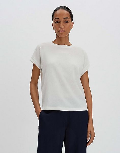 someday Kurzarmshirt KANITA aus strukturiertem Jersey günstig online kaufen