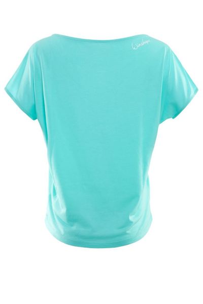 Winshape Oversize-Shirt "MCT002 ultra leicht" mit weißem Glitzer-Aufdruck günstig online kaufen