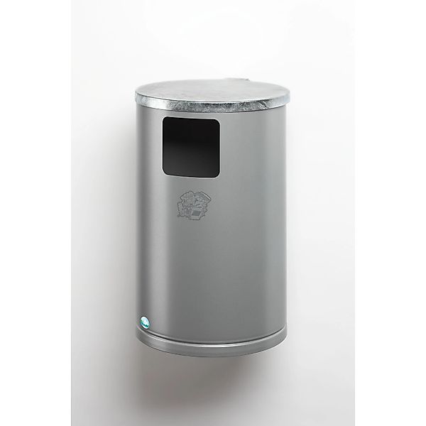 PROREGAL Abfallsammler Zur Wand Oder Rohrbefestigung 30 Liter HxBxT 62 x 30 günstig online kaufen