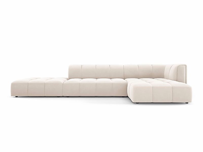 Milo Casa | Ecksofa Francesca Samt rechts 5-Sitzer günstig online kaufen